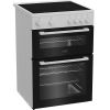 Zenith ZET605W 60cm Double Oven Electric Ceramic Cooker - White