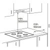 Zanussi ZIFN844K Hob