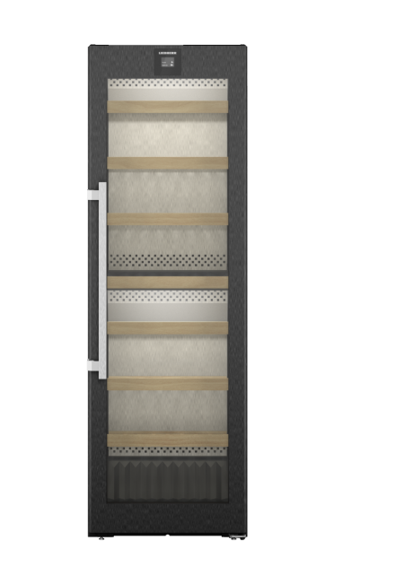 Liebherr WPBSI5252 Freestanding Wine Cooler - Black  Steel F Rated