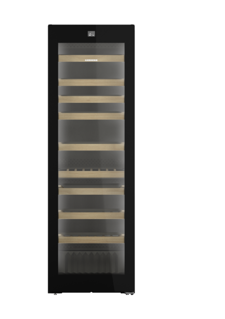 Liebherr WPGBI5272 Freestanding Wine Cooler - Black  Steel F Rated