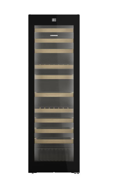 Liebherr WPGBI5273 Freestanding Wine Cooler - Black  Steel F Rated