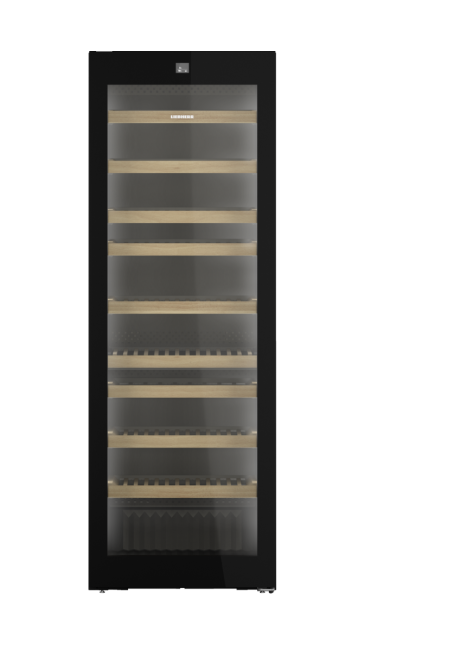 Liebherr WPGBI7472 Freestanding Wine Cooler - Black  Steel F Rated