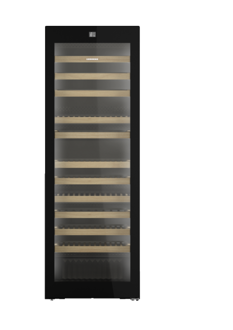 Liebherr WPGBI7473 Freestanding Wine Cooler - Black  Steel F Rated