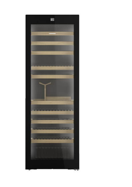 Liebherr WPGBI7483 Freestanding Wine Cooler - Black  Steel F Rated