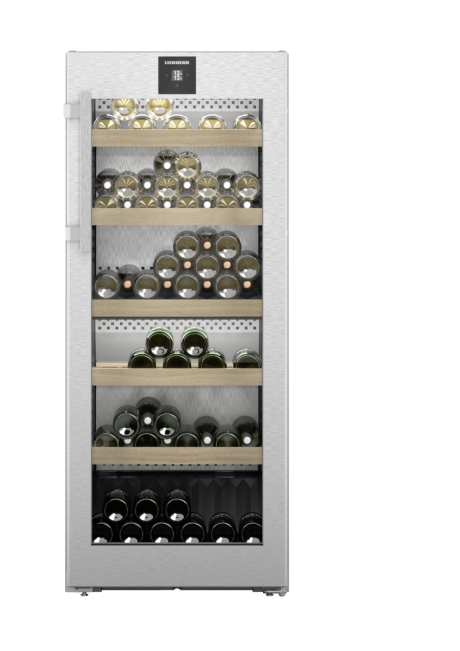 Liebherr WPSD4652 Freestanding Wine Cooler - Silver F Rated