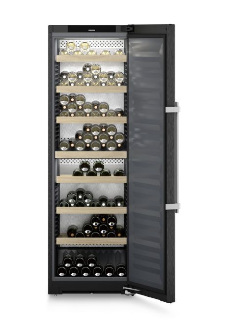 Liebherr WSBSI5252 Freestanding Wine Cooler - Black  Steel F Rated