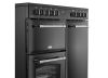 Belling BEL RCA FARMHOUSE 90E BLK Electric Range Cooker with Ceramic Hob