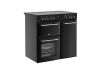 Belling BEL RCA FARMHOUSE 90E BLK Electric Range Cooker with Ceramic Hob