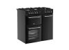 Belling BEL RCA FARMHOUSE 90DF BLK Dual Fuel Range Cooker