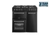 Belling BEL RCA FARMHOUSE 90DF BLK Dual Fuel Range Cooker
