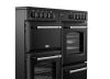 Belling BEL RCA FARMHOUSE 100E BLK Electric Range Cooker with Ceramic Hob