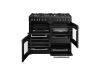 Belling BEL RCA FARMHOUSE 100DF BLK Dual Fuel Range Cooker