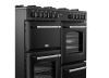 Belling BEL RCA FARMHOUSE 100DF BLK Dual Fuel Range Cooker