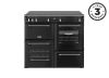 Stoves ST RCA RICH 100EI TCH BLK 100cm Wide Range Cooker Electric Induction - Black - A Rated