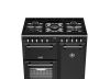 Stoves ST DX RCA RICH 90DF BLK Dual Fuel Range Cooker