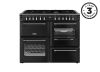 Stoves ST DX RCA RICH 110DF BLK Dual Fuel Range Cooker