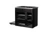 Belling PROV BEL RCA VISION TWIN 90DF 90cm Dual Fuel Range Cooker Twin Oven Black A Rated