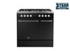 Belling PROV BEL RCA VISION TWIN 90DF STA 90cm Dual Fuel Range Cooker Twin Oven Stainless Steel A Rated