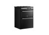 Belling PROV BEL FSA VISION 60DF BSS 60cm Dual Fuel Twin Oven Cooker Black Silver Steel A+ Rated