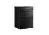 Belling PROV BEL FSA VISION 60EI BLK 60cm Electric Induction Twin Oven Cooker Black A Rated