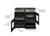 Belling BEL RCA FARMHOUSE 100DF CRM Dual Fuel Range Cooker