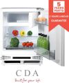 CDA FW254/1 Integrated Fridge With Ice Box