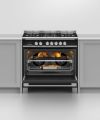 Fisher and Paykel OR90SCG4B1 Series 7 90cm Wide Dual Fuel Range Cooker - Black