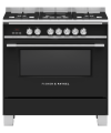 Fisher and Paykel OR90SCG4B1 Series 7 90cm Wide Dual Fuel Range Cooker - Black