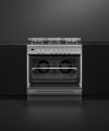 Fisher and Paykel OR90SDG4X1 90cm Series 7 Contemporary 5 Burner Dual Fuel Freestanding Range Cooker - Stainless Steel