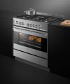 Fisher and Paykel OR90SDG4X1 90cm Series 7 Contemporary 5 Burner Dual Fuel Freestanding Range Cooker - Stainless Steel