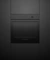 Fisher and Paykel OB60SM16PLB1 60cm Series 7 Minimal Pyrolytic Oven, 16 Function - Black- A Rated