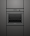 Fisher and Paykel OB60SMPTDG1 60cm Series 9 Minimal Pyrolytic Oven, Grey, A+ Rated
