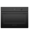 Fisher and Paykel OM60NMTNB1 60cm Built In Series 9 Minimal Compact Combi-Microwave Oven, Black