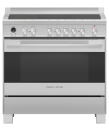 Fisher and Paykel OR90SDI6X1 90cm Series 9 Contemporary 5 Zone Induction Pyrolytic Range Cooker, 2 SmartZones, Stainless Steel
