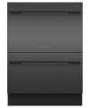 Fisher and Paykel DD60DDFHB9 Series 9 Contemporary Double DishDrawer™ Dishwasher Black Stainless Steel E Rated
