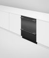 Fisher and Paykel DD60DDFHB9 Series 9 Contemporary Double DishDrawer™ Dishwasher Black Stainless Steel E Rated